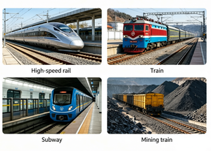 Amortiguadores de acoplamiento ferroviario, Acopladores de extremo tipo No 13B, Acopladores de marco de cola con carcasa de gancho No 17, Fabricados en China - Product Image 5