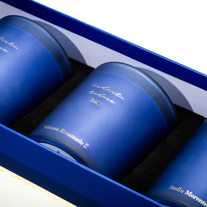 Velas Aromáticas Naturales Orgánicas de Lujo Personalizadas AIKUN, Regalos de Boda Sin Humo para Invitados, Velas Perfumadas en Frascos de Vidrio Blanco y Negro con Cera de Soja - Product Image 1