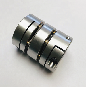 Connecteur d'arbre à vis à billes en alliage d'aluminium, accouplement Flexible à <span class=keywords><strong>Double</strong></span> couche pour moteur, 10 pièces, D26 L35 26x35mm - Product Image 3