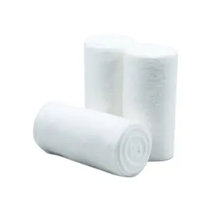 Customized multifunctional medical professional surgical art project cotton wrapped plaster gauze liner roll