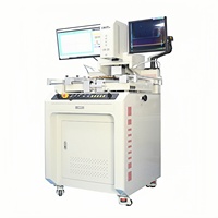 Station de Retravaillage BGA Entièrement Automatique LW20 avec 3 Zones de Chauffage, Chauffage IR à Air Chaud en Fibre de Carbone pour la Réparation de Puces de Cartes Mères Industrielles et de Serveurs