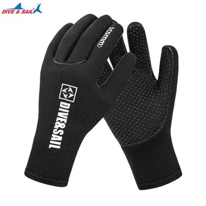 पेशेवर उच्च-खिंचाव Antislip गोता दस्ताने Guantes डे Buceo Neopreno 5mm Spearfishing Wetsuit Neoprene स्कूबा डाइविंग दस्ताने