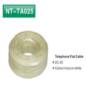NT-TA025 <span class=keywords><strong>meilleur</strong></span> câble plat téléphonique <span class=keywords><strong>RJ11</strong></span> de qualité 2 core ou 4 core - Product Image 5