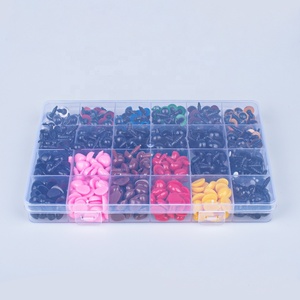 Kit Fai-da-te 24 Griglie con 1040 Pezzi Colorati di Occhi e Nasini di Sicurezza in Plastica con Rondelle per Orsetti, Bambole Morbide e Modellini Giocattolo - Product Image 6