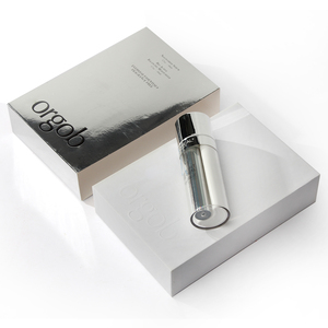 Caja de embalaje de cosméticos Caja de embalaje de regalo de papel de tarjeta de plata cajas de cosméticos para el cuidado de la piel - Product Image 4