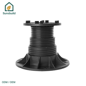 Support de poutre réglable en plastique moderne Sunsbuild pour les structures de terrasse en bois d'hôtel et de cuisine - Product Image 1