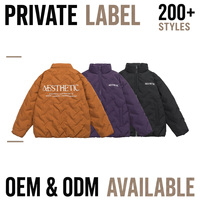 Blouson matelassé pour homme, col montant, fermeture éclair intégrale, poches, hiver, poignets élastiques, grandes tailles, décontracté, 90% duvet, 6XL 7XL