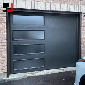<span class=keywords><strong>Porte</strong></span> <span class=keywords><strong>de</strong></span> <span class=keywords><strong>garage</strong></span> <span class=keywords><strong>sectionnelle</strong></span> automatique en aluminium isolé avec verre givré <span class=keywords><strong>de</strong></span> style américain moderne pour villas et entrepôts - Product Image 2