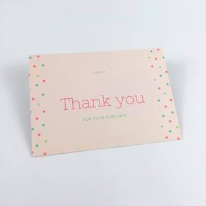 A6 / 4x6 pulgadas personalizado de alta calidad tarjeta de agradecimiento Etiqueta de folleto para <span class=keywords><strong>Amazon</strong></span> Tarjeta de agradecimiento personalizada para negocios - Product Image 6