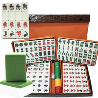 Tuiles de Mahjong en Mélamine de Luxe Moderne de Taille Moyenne, 30MM, Multicolores, Fabriquées à la Main, Écologiques, Hong Kong, Taïwan, Vietnam, Singapour