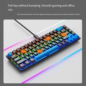 K68 Mechanical RGB Backlit Cool Gaming Keyboard <b>for</b> <b>Computer</b>, Laptop, Office Gaming Wired Keyboard - Product Image 4