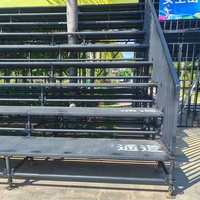 Tribunes en échafaudage Ringlock, gradins temporaires extérieurs pour concerts et événements sportifs