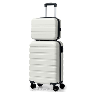 <strong>Lightest</strong> Carry on Cabin Luggage Mini <strong>Suitcase</strong> Personalized Smart Luggage Abs Hardside Trolley Bag Set De Maleta With Beauty Case - Product Image 1