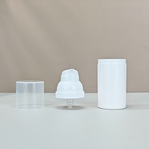 Custom White Airless Cosmetics Foundation PP Plastic <b>Bottle</b> Lotion <b>Pump</b> Sprayer 30ml Luxury Serum <b>Pump</b> <b>Bottle</b> 1oz - Product Image 2