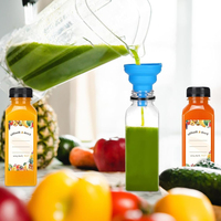 Bouteilles de boissons en plastique PET carrées jetables écologiques personnalisées avec couvercles pour sodas, boissons énergisantes, whisky