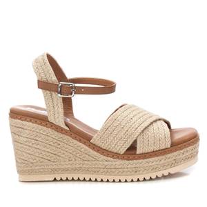 Sandalias de Plataforma con Cuña para Mujer, Color Beige 171543, Estilo Espadrille, para Verano - Product Image 1