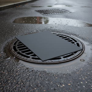 Ttake Nitrile <b>Rubber</b> Protective Manhole Cover 120x120cm For Drainage Protection - Product Image 3