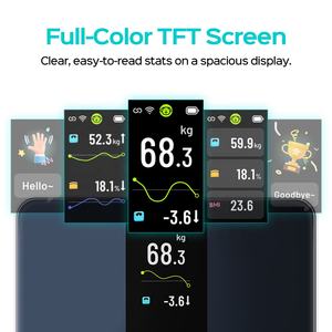 바디 분석 체중계 앱 와이파이 충전식 성인 아기 욕실 체지방 측정기 - Product Image 3