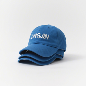 批发定制Logo帽纯棉刺绣定制棒球帽男女促销运动可调时尚 - Product Image 3