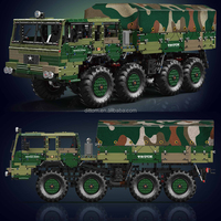 Mould King Tatry Kolos 8X8 Camionnette militaire 2.4G & APP RC Cargo Truck DIY Assembly Building Blocks