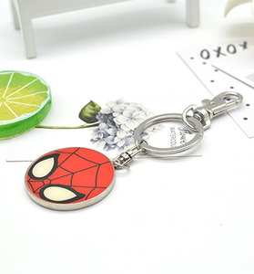 Porte-clés en alliage de zinc Spider-Man Avengers <span class=keywords><strong>Marvel</strong></span>, souvenir, pièce de monnaie, cadeau promotionnel personnalisable, dessin animé tendance, vente chaude - Product Image 4