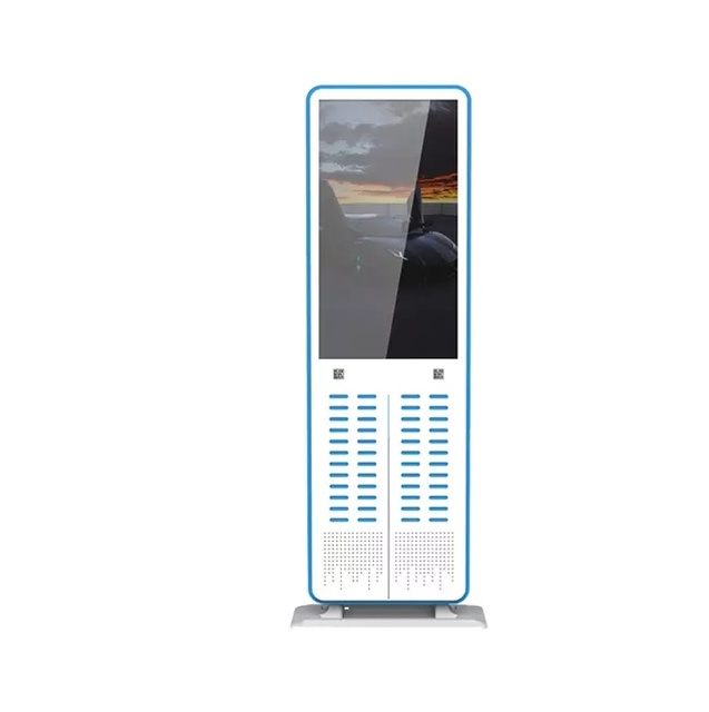 LCD Screen Advertising Power Bank Sharing Station 5000Mah Sharing Power Bank Rental Charging Station