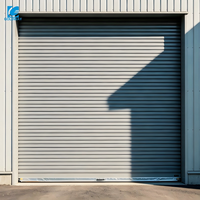 Porte à enroulement en acier anti-effraction résistante au vent de qualité industrielle Goldway, ouverture électrique pour usage commercial