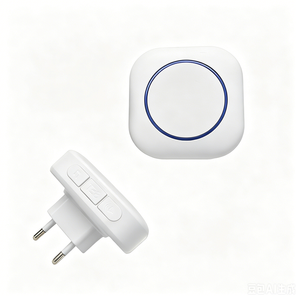 <span class=keywords><strong>Campanello</strong></span> <span class=keywords><strong>Wireless</strong></span> con Spina US EU UK, Trasmettitore Impermeabile a <span class=keywords><strong>Batteria</strong></span>, Lunga Portata, 32 Melodie, per Sicurezza Domestica - Product Image 1