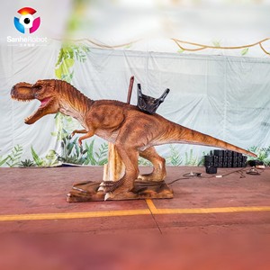 T-Rex géant de 5 m à chevaucher : Attraction réaliste de dinosaure prédateur pour parcs d'attractions et parcs à <span class=keywords><strong>dinosaures</strong></span> - Product Image 2