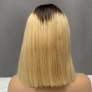 Perruque Kim Bob 2x6 en cheveux humains vierges super double drawn de 10 pouces, qualité professionnelle - Product Image 2