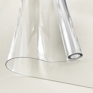 Nhà cung cấp Trung Quốc nhà máy Bán buôn giá pha lê rõ ràng minh bạch in PVC nhựa Khăn trải bàn CuộN - Product Image 1