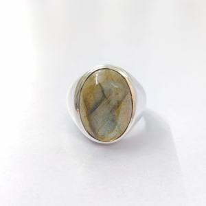 Anillo de Labradorita, Plata de Ley 925, Anillo de Piedra Preciosa, Labradorita, Colección Hecha a Mano, Anillos Finos, Joyería de Plata, Precio al por Mayor - Product Image 6