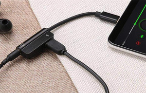 <span class=keywords><strong>USB</strong></span> di Tipo C Adattatore Audio <span class=keywords><strong>Aux</strong></span> Convertitore Della Cuffia di Tipo c on Trasduttore Auricolare di 3.5mm Jack Adattatore Per Huawei P 20 pro OnePlus 6T CA05 - Product Image 5