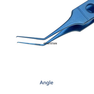 Fórceps de capsulorrexis Fórceps oftálmicos Titanio Arcuate Dihedral Eye Instrumentos quirúrgicos Acero inoxidable - Product Image 5