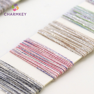 1/6.5NM rainbow Summer Cool <strong>Hemp</strong> Magic <strong>Color</strong> Bright Silk <strong>Yarn</strong> 18% Cotton 17% Nylon 51% Polyester Blended <strong>Yarn</strong> - Product Image 2