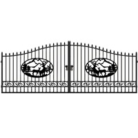 Suihe Porte principale Grille Porte Design Extérieur Portes d'entrée avant Porte d'entrée principale en acier Estate Porte en fer forgé