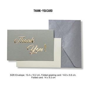 Tarjetas de Felicitación de Lujo con Estampado Dorado en Relieve, Totalmente Personalizables para Pequeñas Empresas, Tarjetas de Agradecimiento con Sobre - Product Image 5
