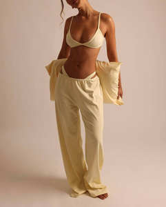 L801214 Yaz Kadın Takımı <span class=keywords><strong>2026</strong></span> Özel Tasarım İki Parçalı Takım Kadın Giyim Fitilli Yuvarlak Yaka Atlet Şort Pantolon Y2k Günlük Ev Giyim Takımı - Product Image 3