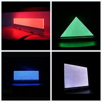 Plaque de guidage de lumière de feuille LGP transparente panneau PMMA Led panneau transparent acrylique pour éclairage extérieur intérieur de scène de boîte de nuit