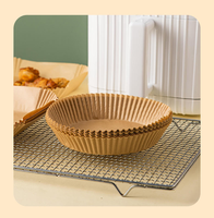 Papier sulfurisé multi-tailles jetable, aseptique, résistant à la chaleur, antiadhésif, écologique, compatible four, à base de pâte à papier, imperméable à l'huile, pour cuisine