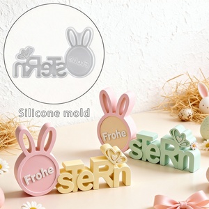 Moldes de Resina Versátiles para Manualidades de Pascua, para Decoración del Hogar, Repostería, Velas Aromáticas y Manualidades con Yeso - Product Image 1