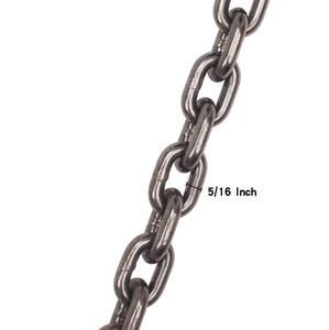 Chaîne de levage en acier allié G80 personnalisable, 5/16 pouces x 13 pieds, pour levage de moteur - Product Image 3