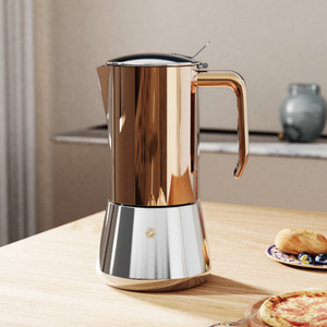 <span class=keywords><strong>Cafetière</strong></span> Moka en acier inoxydable 304 de qualité supérieure, compatible induction, pour expresso italien, pour la maison et le bureau, logo personnalisé - Product Image 6
