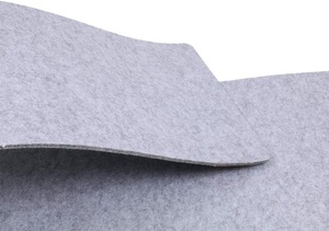 <strong>Grey</strong> Heat Insulation Rectangle Felt <strong>Table</strong> <strong>Runner</strong> for Dining <strong>Table</strong> - Product Image 5
