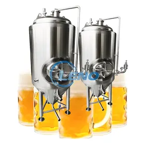 Tanque de fermentación de cerveza cónico de acero inoxidable, equipo de fermentación de cerveza artesanal