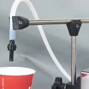 Bán tự động máy đóng gói Hướng dẫn sử dụng 10-100ml chai xi-rô uống chất lỏng định lượng máy chiết rót