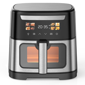 Freidora de Aire Inteligente de 6L con Pantalla Táctil Digital, Acero Inoxidable, Sin Aceite, con Logotipo Personalizado OEM ODM, Precio de Fábrica al por Mayor - Product Image 2