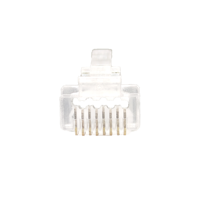 Connecteur Ethernet RJ45 Cat6 droit étanche, fiche 1,2 mm, contacts en cuivre sans oxygène RG45, bronze phosphoreux, pour applications automobiles UTP
