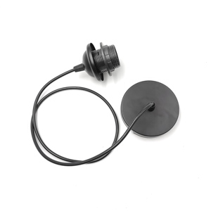 Cổ Điển Công nghiệp ánh sáng mặt dây E27 ổ cắm cơ sở giữ đèn với vít phong cách nhựa màu sắc khác nhau cho trang trí - Product Image 3