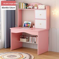 Bureau d'étude pour étudiants, bureau pour enfants, combinaison bibliothèque, bureau intégré, bureau d'écriture minimaliste pour chambre à coucher